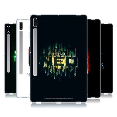 OFFICIAL THE MATRIX RESURRECTIONS KEY ART SOFT GEL CASE FOR SAMSUNG TABLETS 1