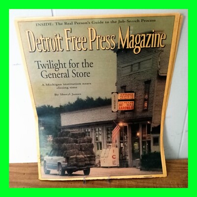 Twilight For The General Store Detroit Free Press Magazine Sept 4, 1994 Michigan