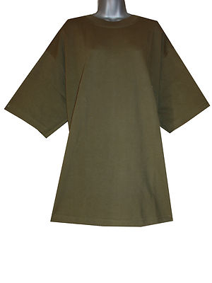  Plus size uni-sex pique crew neck t-shirt tops 
