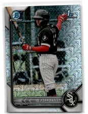 2022 Bowman #BCP-23 Elijah Tatis Chrome Prospects Mojo Refractor White Sox