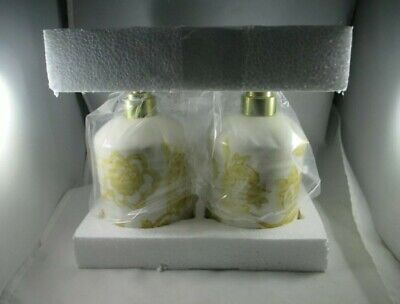 Threshold Details about   LOT OF 6 Floral Ceramic Soap Dispenser Yellow 