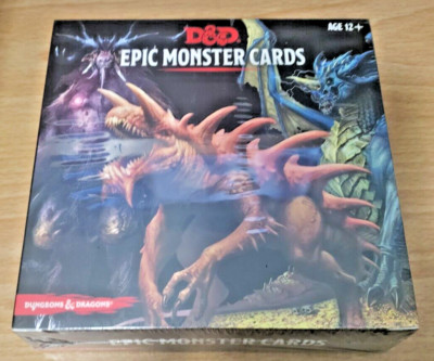 Dungeons and Dragons Epic Monster Cards (Brand New, Sealed)