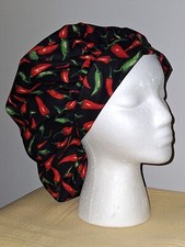 Red Hot Chili Peppers Medical Surgical Bouffant Scrub Hat