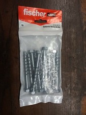 fischer Concrete screws 8/90 pack of 10 art no.48176 free UK postage. 