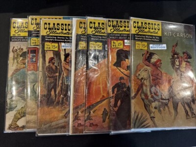 Classics Illustrated First Edition Lot Of Six #s 95, 112, 149, 154, 159, 165