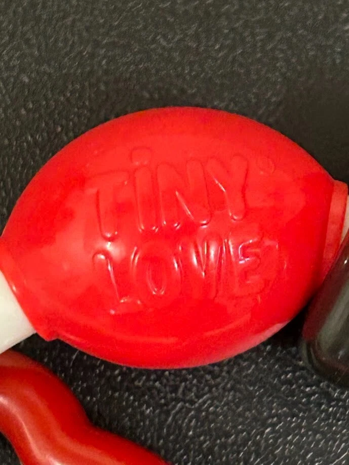 Sonajero de muñeca Tiny Love rojo negro desarrollo bebé en anillo blanco CVI Foto 3 de 3