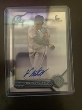 Federico Polanco 2022 Bowman Chrome 1st Prospect On-Card Auto Rookie RC Marlins