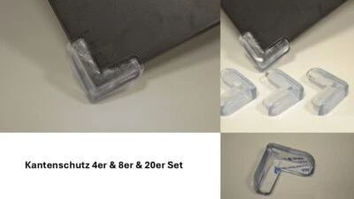 HOOZ 8x & 20x Set Eckenschutz Kantenschutz Ecken Schutz Baby Sicherheit Tisch Möbel