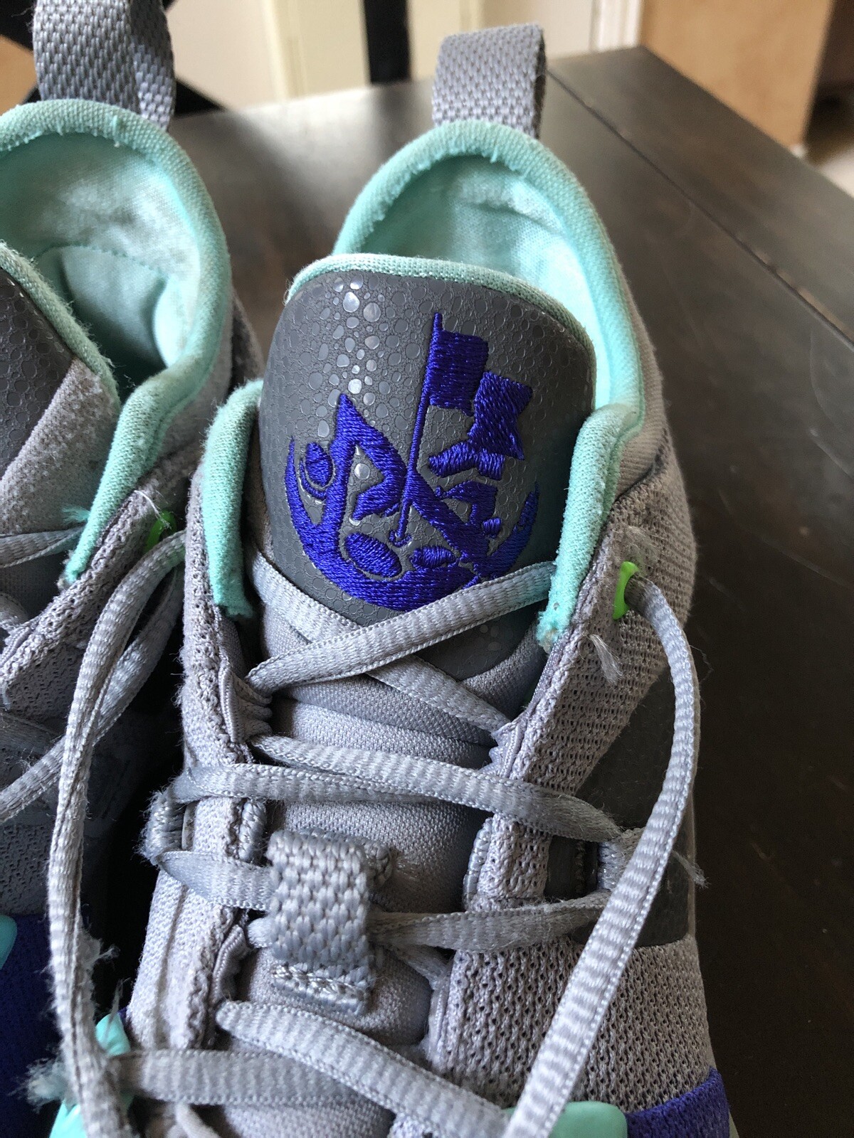Nike Zoom Size 10 PG 2 Gray Paul George NBA Playstation 93552 Glow In Dark  RARE | eBay