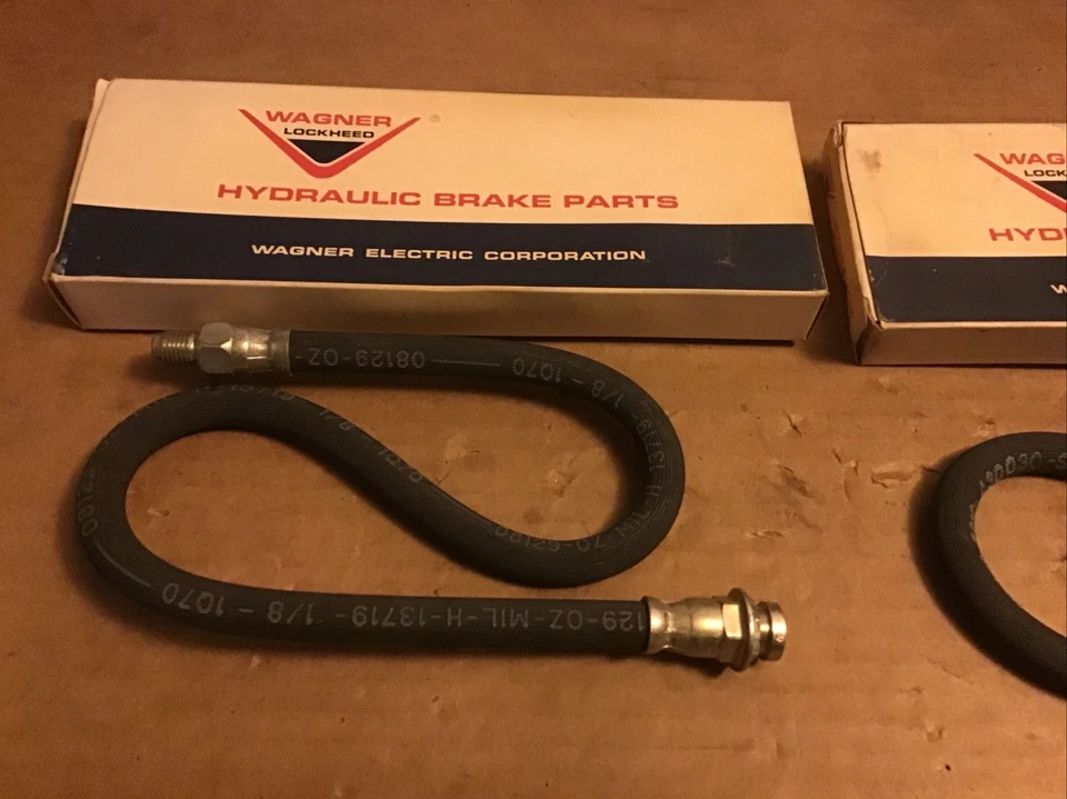 Oldsmobile F85 1962-63 mangueras de freno trasero nuevo par Wagner Foto 2 de 4