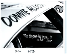 1978 Iconic Donnie Allison NASCAR Car: Original Press Photo 8x10