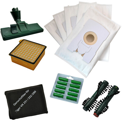 VORWERK FOLLETTO VK140 NUOVO EXPO SACCA ACCESSORI BATTITAPPETO EB360 MATERASSI - Foto 8