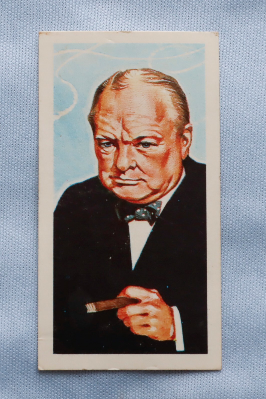 1960's Brooke Bond Tea Famous People Britain Winston Churchill Trading Card