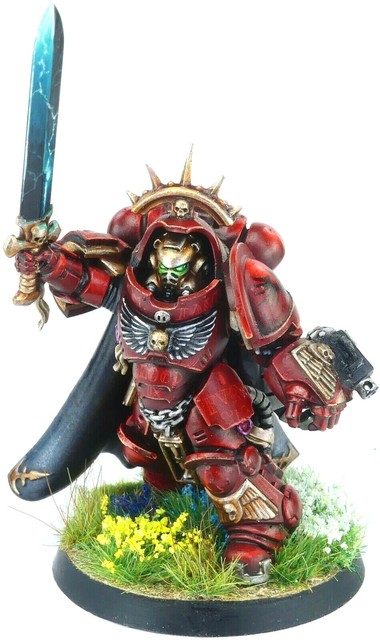 Warhammer 40k Iron Hands Primaris Captain in Gravis Armour Painted | eBay