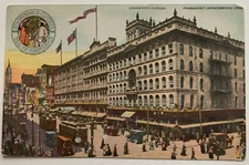 ca 1910s PA Postcard Philadelphia Strawbridge & Clothier Department Store w/Seal