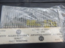 ALLEN BRADLEY RC32GF150J RESISTOR 15 OHM 1 WATT 5% CARBON - LOT OF 25 -FAST SHIP