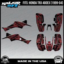 Graphics Kit for ATV Honda TRX 400EX (1999-2004) Vision Series - RED-SHIFT