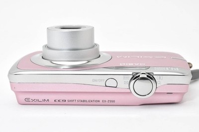 Excellent+++++ CASIO EXILIM EX-Z550 Pink Compact Digital Camera w