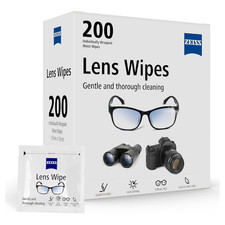 ZEISS Lens Wipes Lens Cleaner For Glasses BOX OF 200 + 20 FREE WIPES