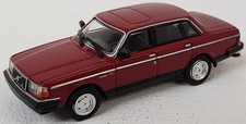 Minichamps NEW HO 1/87 Scale 1986 VOLVO 240GL Sedan in Dark Red Metallic Finish