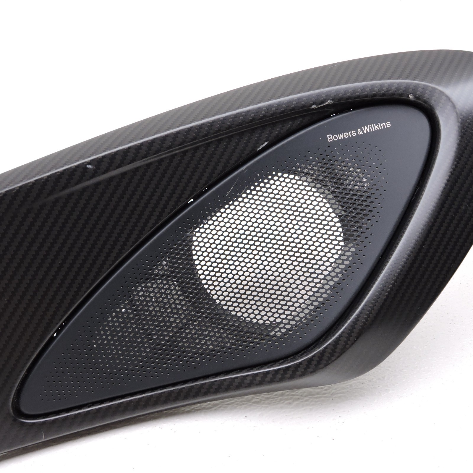 19-21 Mclaren 600LT Left Bowers & Wilkins Speaker Cover Carbon Fiber Oem  -2424L