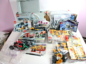 4 boxes of LEGO Technic pieces & instructions #'s 8238, 8222,8241 & 8523 Lot