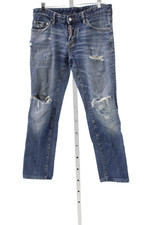 Dsquared2 Mens Straight Blue Jeans Cotton Button Fly Size 48