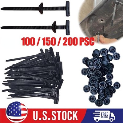 Heavy Duty Self-Locking Nylon Cable Ties - Universal Zip Tie Buckle Holder