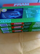 Lot 7 FRAM Fresh Breeze Cabin Air Filter with Arm Hammer Baking Soda