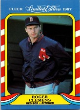 1987 Fleer Limited Edition #9 Roger Clemens