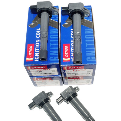 4X DENSO 30520-PNA-007 Ignition Coils For 02-11 Honda 2.0L 2.4L I4 099700-115