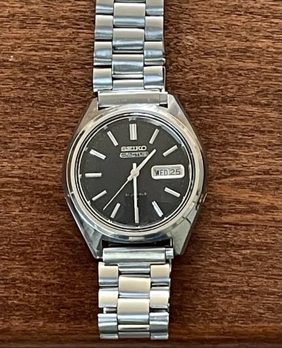SEIKO 5 Actus 7019-7060 Men's Automatic Watch 21 Jewels Vintage Wristwatch Works