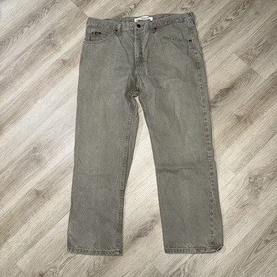 Lee Regular Straight Fit Beige Denim Jeans W38 L29 Mens 2008977 Made In Mexico