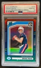 2024 Donruss Drake Maye Optic Rated Rookie Preview Red and Green #379 PSA 10