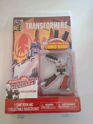 Transformers: Squeezelings Sidekicks  Megatron Comic Book Included NIP