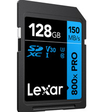 Lexar 128GB High-Performance 800x PRO UHS-I SDXC Memory Card