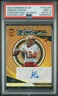 2024 Donruss Elite Football Gold Jordan Travis #TCA-JTR PSA 9