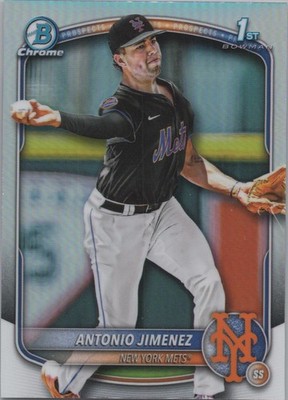 2025 Bowman Draft #BDC-56 Antonio Jimenez Chrome Refractor