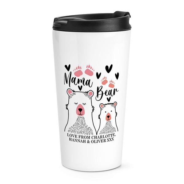 Personalisiert Mutter BäR Reise Becher Tasse Mutter Muttertag Liebe Geburtstag-image