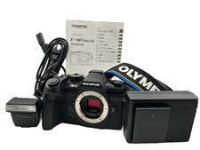 OLYMPUS OM-D E-M1 Mark II 20.4MP black Body  TOP MINT S/C 1225 w/Strap  365