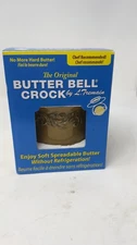 The Original Butter Bell Crock L. Tremain Ceramic NEW Sienna Beige Color