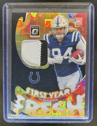 2025 Donruss Optic Tyler Warren Black Pandora (RAW)