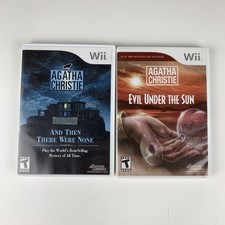 Agatha Christie: Evil Under Sun Then There None Tested Nintendo Wii Complete