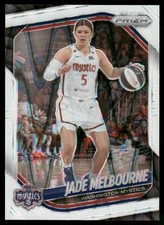 2025 Panini Prizm WNBA #128 Jade Melbourne White Seismic Prizms