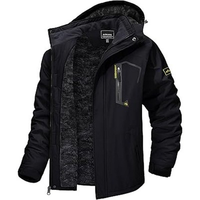 TACVASEN Mens Skiing  Snow Warm Coats Water Resistant Snowboard Jacket