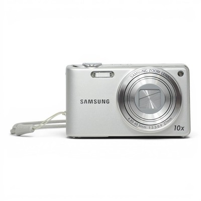 Samsung PL Series PL210 14.2MP Digital Kamera 10x Zoom - Silber - sehr gut