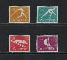 S8846   Norway   1961   Sports Federation   4v.   MNH