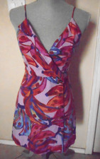Farm Rio S Tropical Colored Banana Print Mini Dress 