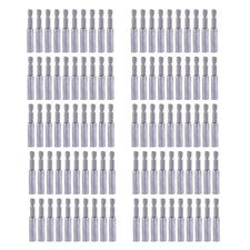 100 Pack Magnetic Extension Socket Drill Bit Holder 1/4" Hex Power Tools, 60Mm/2