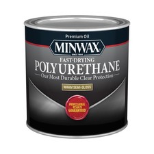 Fast Drying Polyurethane Clear Semi Gloss Wood Protective Finish
